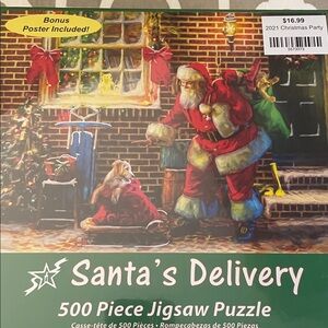 Santa's Delivery 500 Piece Jigsaw Puzzle